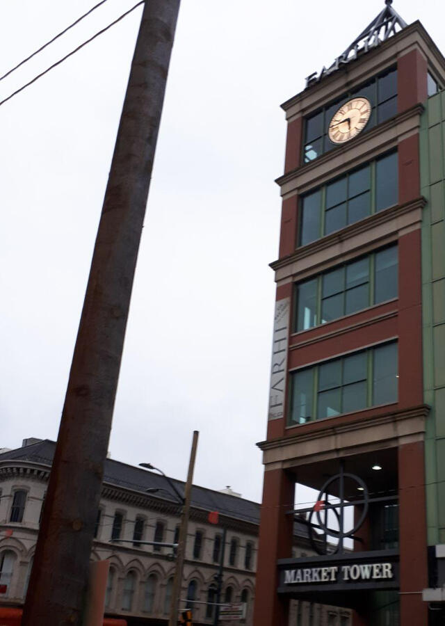 a clock tower in the other london