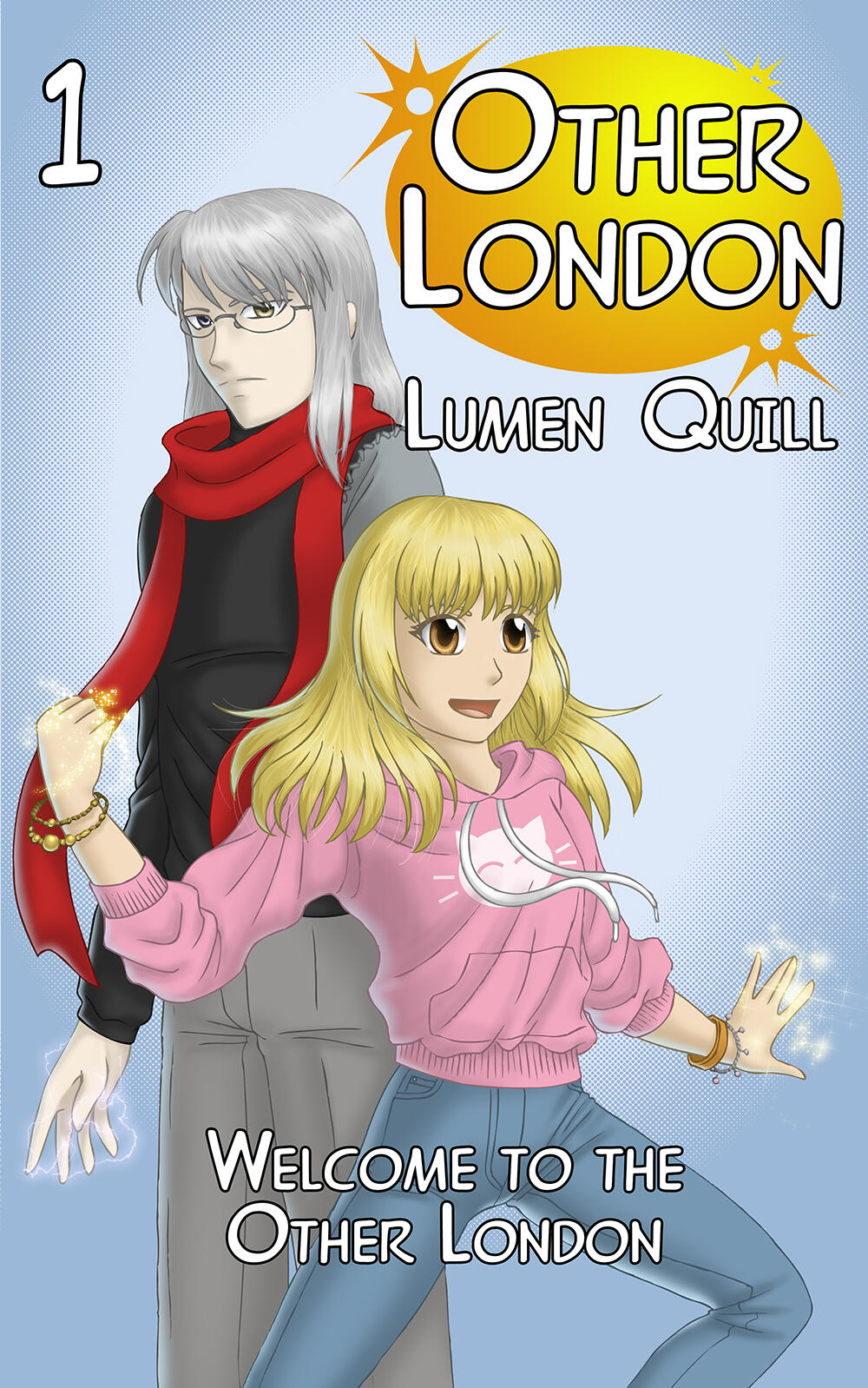 the cover of other london volume 1, featuring Ella and Denji